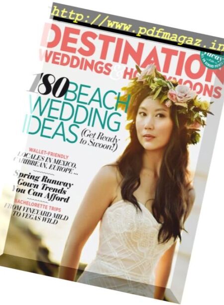 Destination Weddings & Honeymoons – September-October 2016 Cover