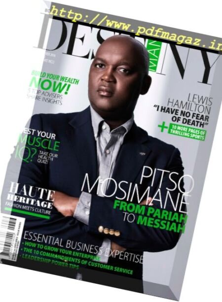 Destiny Man – September 2016 Cover