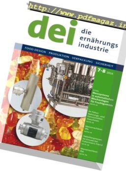 Die Ernahrungs Industrie – Nr.7-8, 2016