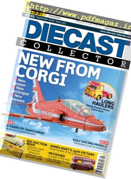 Diecast Collector – September 2016 Cover