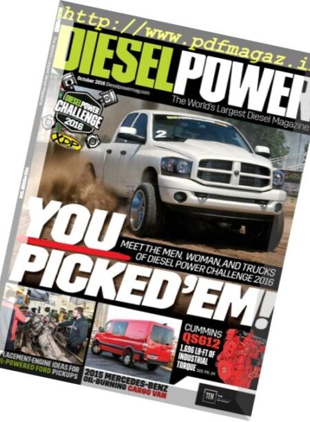 Diesel Power – October 2016 Cover