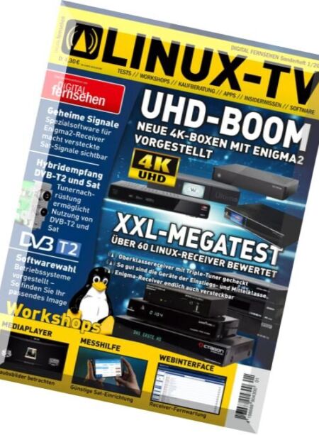 Digital Fernsehen Linux-TV – Sonderheft Nr.1, 2016 Cover