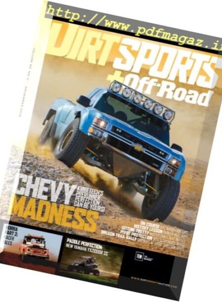Dirt Sports + Off-road – November 2016 Cover