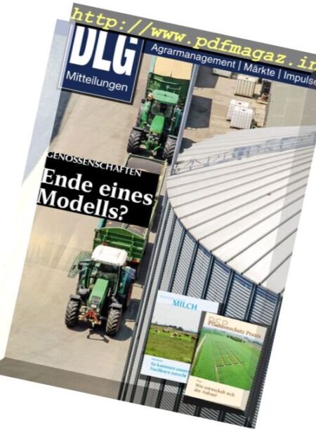 DLG Mitteilungen – August 2016 Cover
