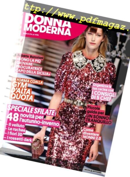 Donna Moderna – 23 Agosto 2016 Cover