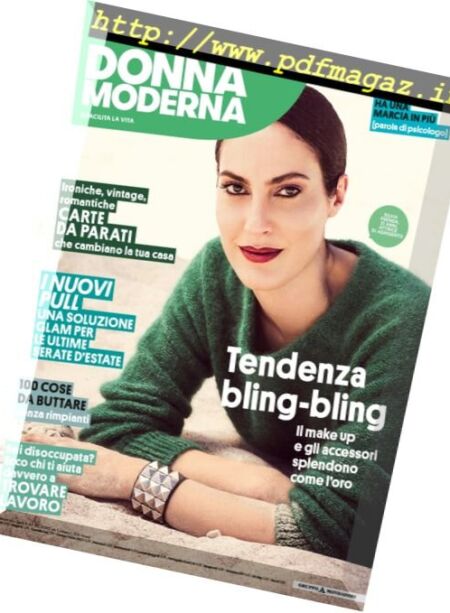 Donna Moderna – 30 Agosto 2016 Cover