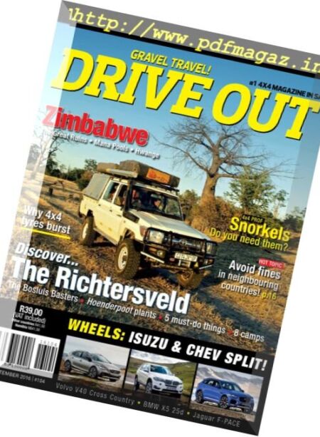 Drive Out – September 2016 Cover