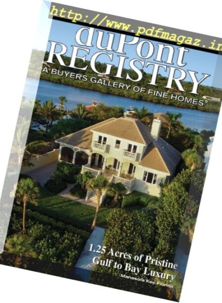 duPontREGISTRY Homes – September 2016 Cover