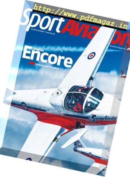 EAA Sport Aviation – August 2016 Cover