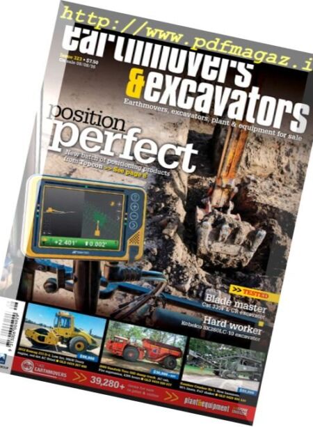 Earthmovers & Excavators – Issue 323, 2016 Cover