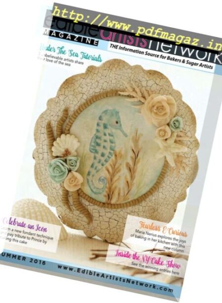 Edible Artists Network – Summer 2016 Cover
