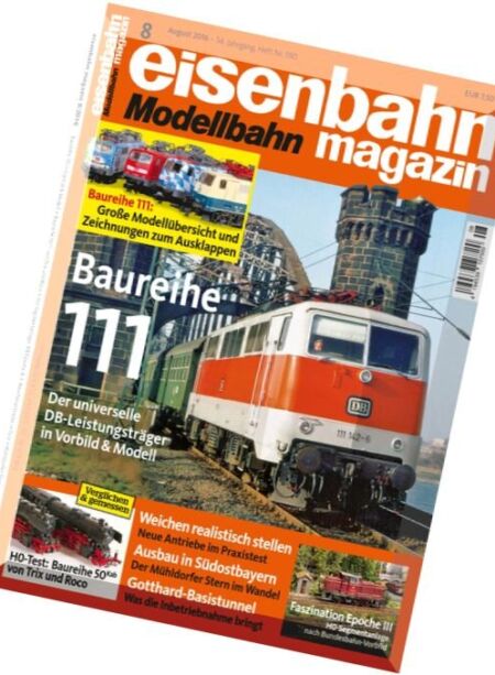 Eisenbahn Magazin – August 2016 Cover