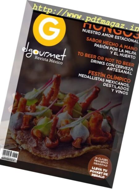 El Gourmet Mexico – Agosto 2016 Cover