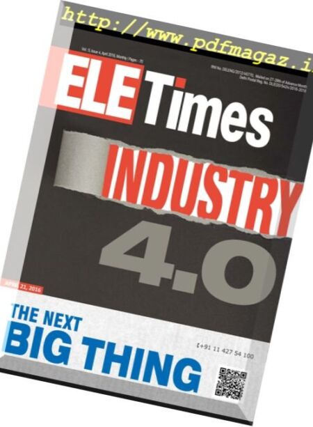 Ele Times – April 2016 Cover