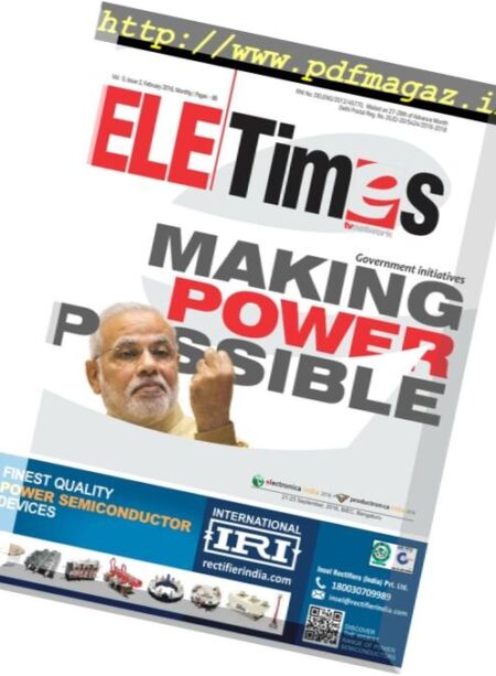 Ele Times – February 2016 Cover