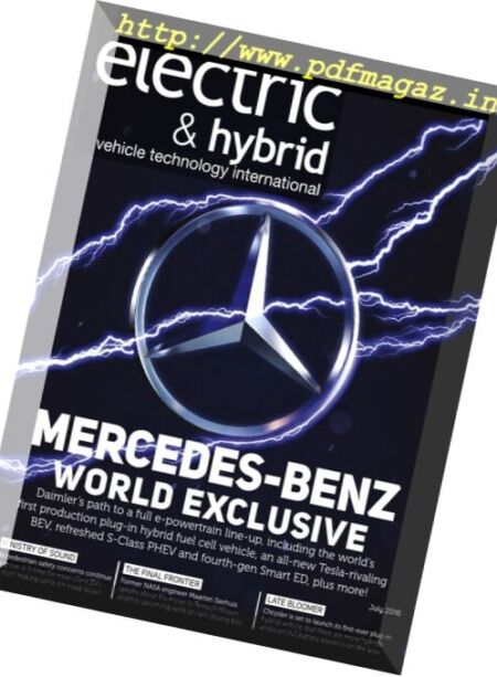 Electric & Hybrid Vehicle Technology International – July 2016 Cover