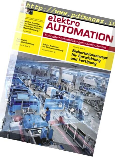 Elektro Automation – Nr.6, 2016 Cover