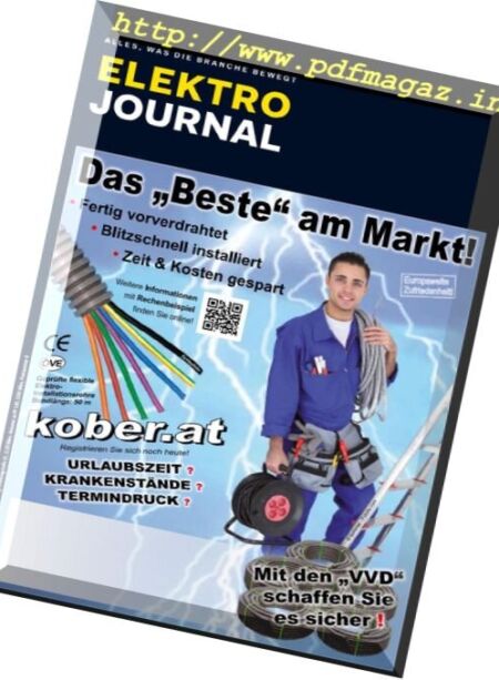 Elektro Journal – Juli-August 2016 Cover