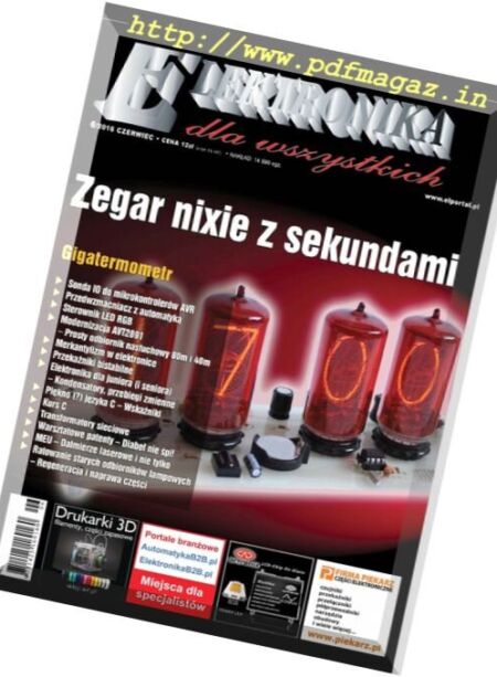 Elektronika dla Wszystkich – Czerwiec 2016 Cover