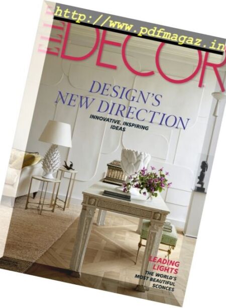 Elle Decor USA – September 2016 Cover