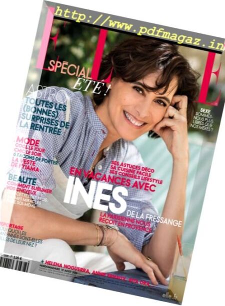 Elle France – 12 Aout 2016 Cover