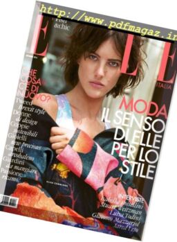 Elle Italia – Settembre 2016