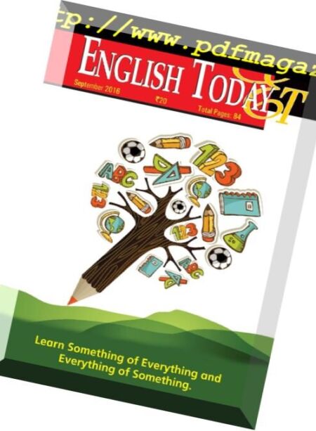 English Today – September 2016 Cover