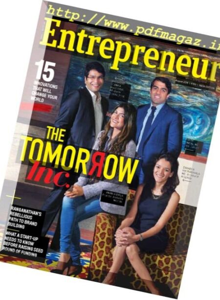 Entrepreneur India – August 2016 Cover