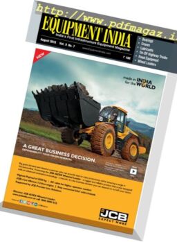Equipment India – August 2016