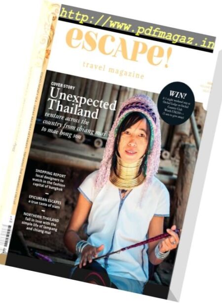 Escape! Asia – August-September 2016 Cover