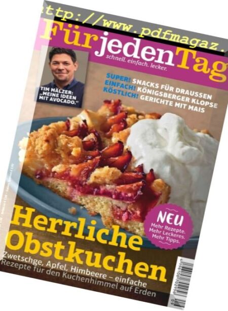 essen und trinken – fur jeden Tag N 09, September 2016 Cover