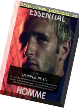 Essential Homme – August-September 2016