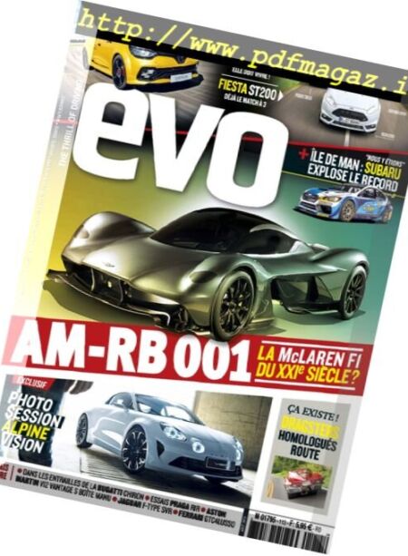 evo France – Aout 2016 Cover