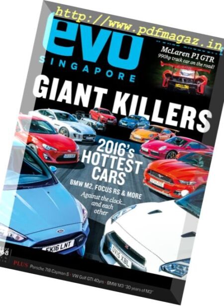 evo Singapore – August 2016 Cover