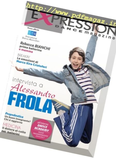 Expression Dance – Agosto 2016 Cover