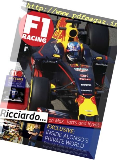 F1 Racing Australia – August 2016 Cover