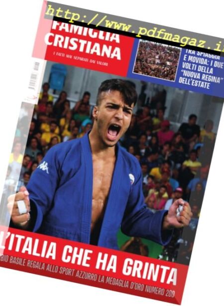 Famiglia Cristiana – 14 Agosto 2016 Cover
