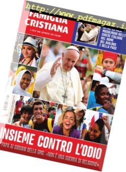 Famiglia Cristiana – 7 Agosto 2016