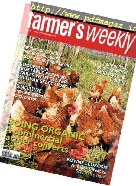 Farmer’s Weekly – 9 September 2016 Cover