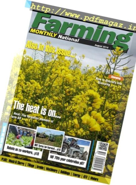 Farming Monthly National – August 2016 Cover