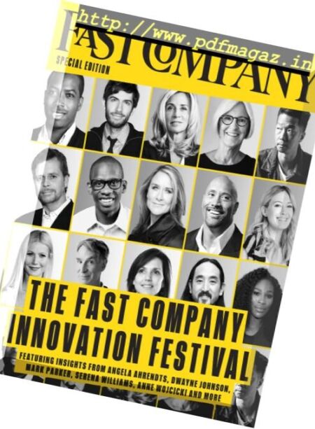 Fast Company Special Edition – Innovation Festival 2016 Cover