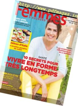 Femmes d’Aujourd’hui – 18 Aout 2016