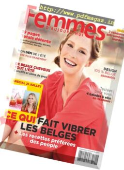 Femmes d’Aujourd’hui – 20 Jullet 2016