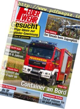 Feuerwehr – August 2016
