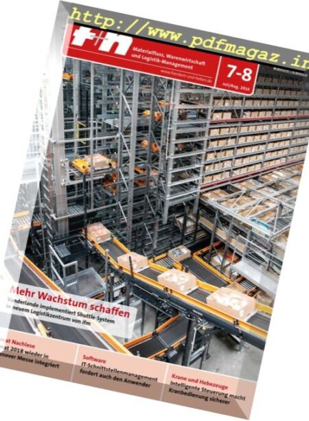 f+h – Juli-August 2016 Cover