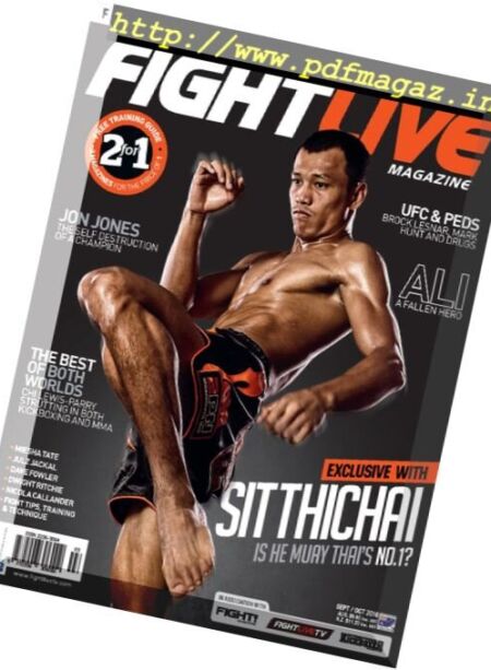 Fight Live Magazine – October-November 2016 Cover