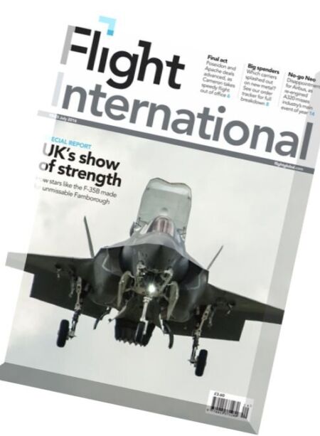 Flight International – 19 – 25 July 2016 Cover