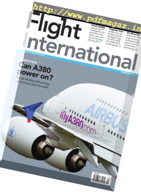 Flight International – 23 August – 5 September 2016 Cover