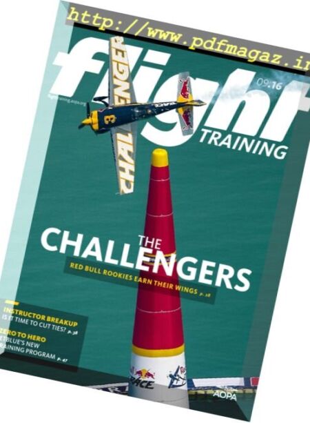 Flight Training – September 2016 Cover