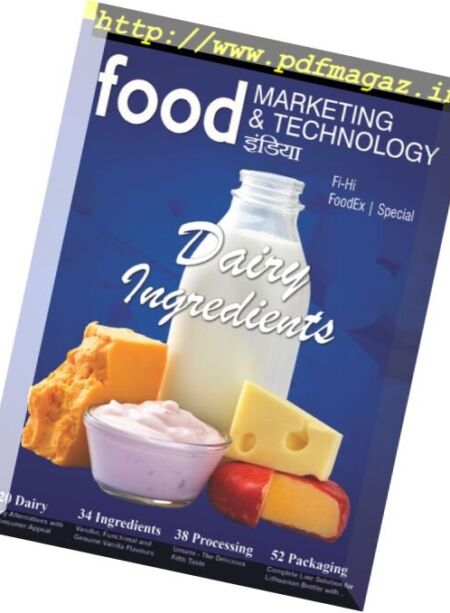 Food Marketing & Technology India – August 2016 Cover